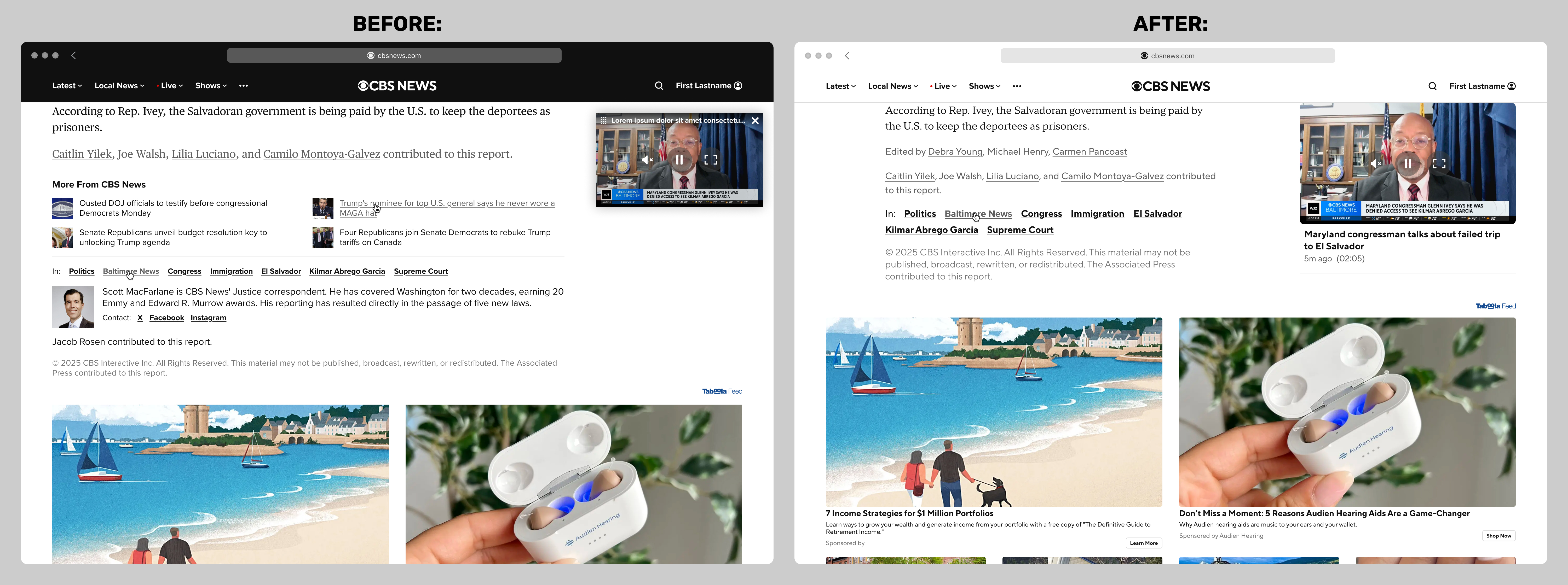 CBS News article footer