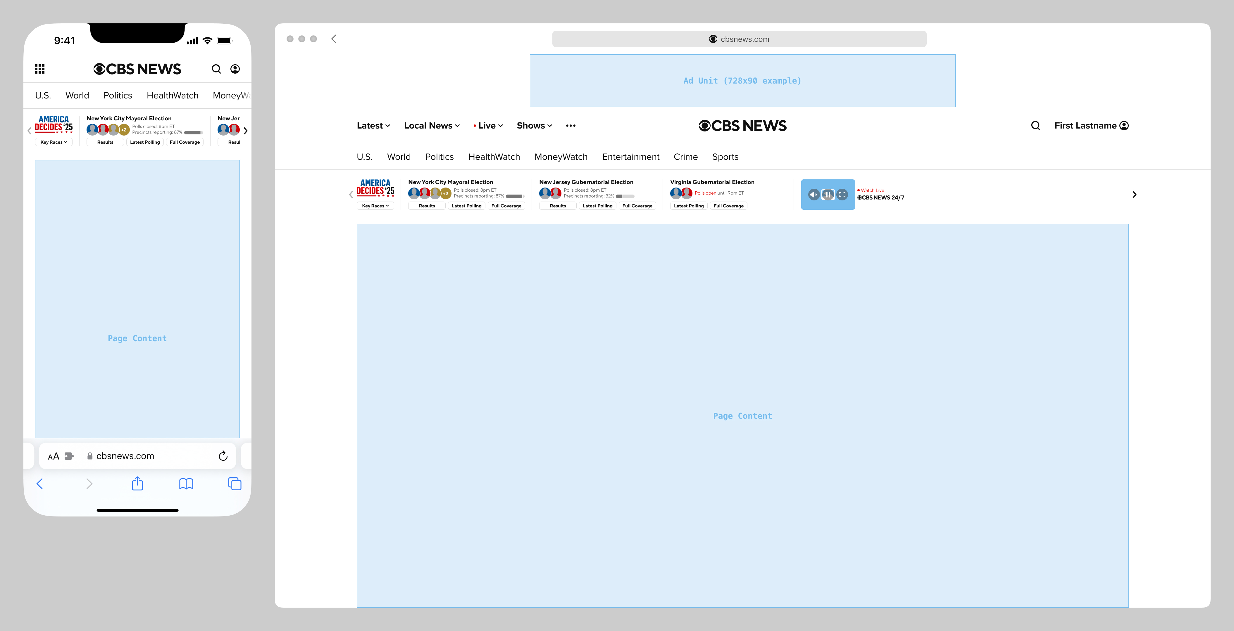 CBS News: unused 2025 Elections-at-a-Glance component