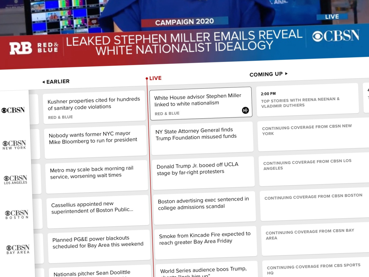 CBS News Watch Experience iOS