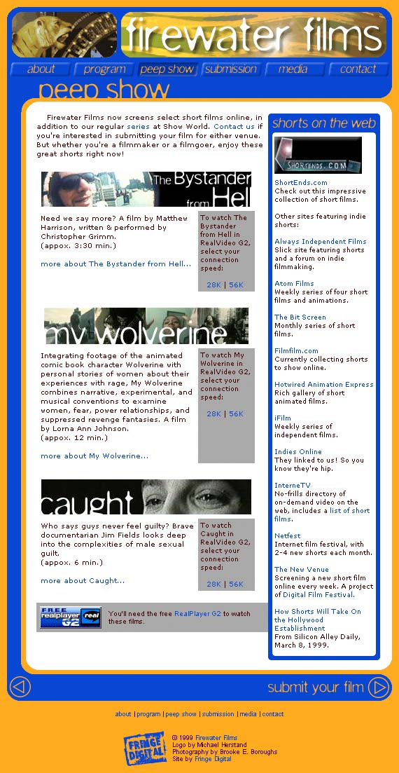 Firewater Films - Streaming Video