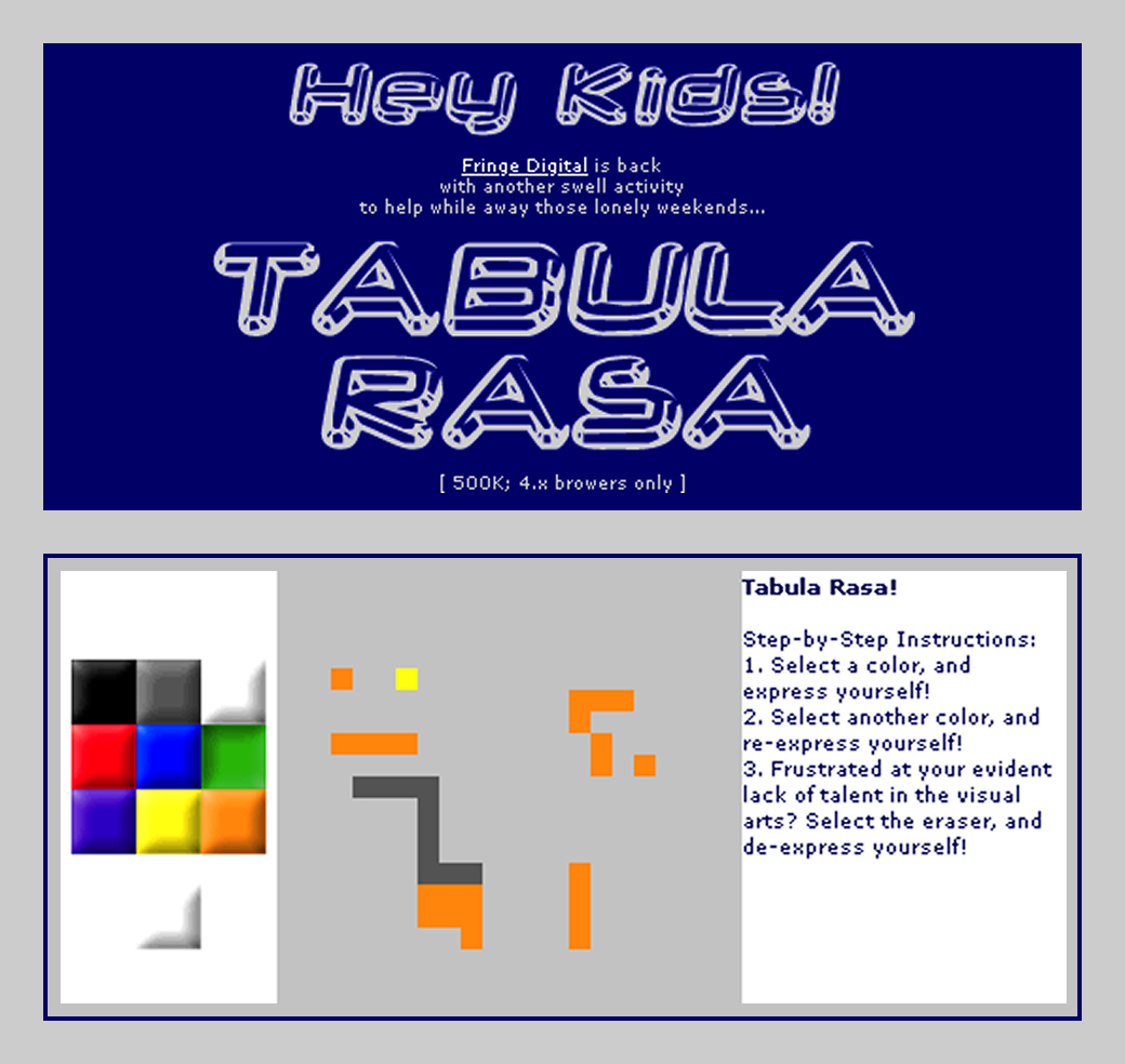 Tabula Rasa version 1