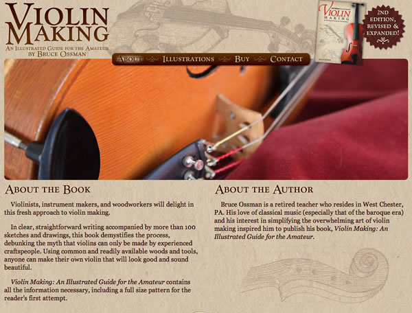 Violin Making - About Screen