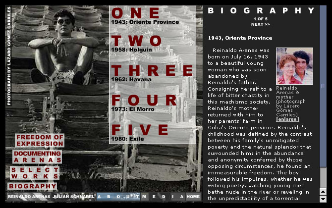 Before Night Falls - About the Film Screen