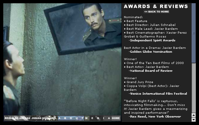 Before Night Falls - Downloads Screen