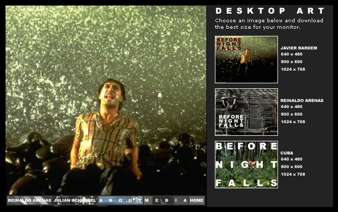 Before Night Falls - Downloads Screen