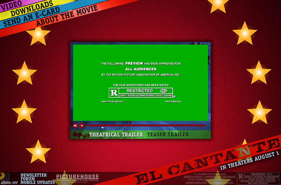 El Cantante - Trailer Screen