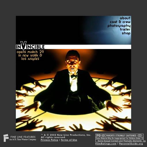 Invincible - Home Screen