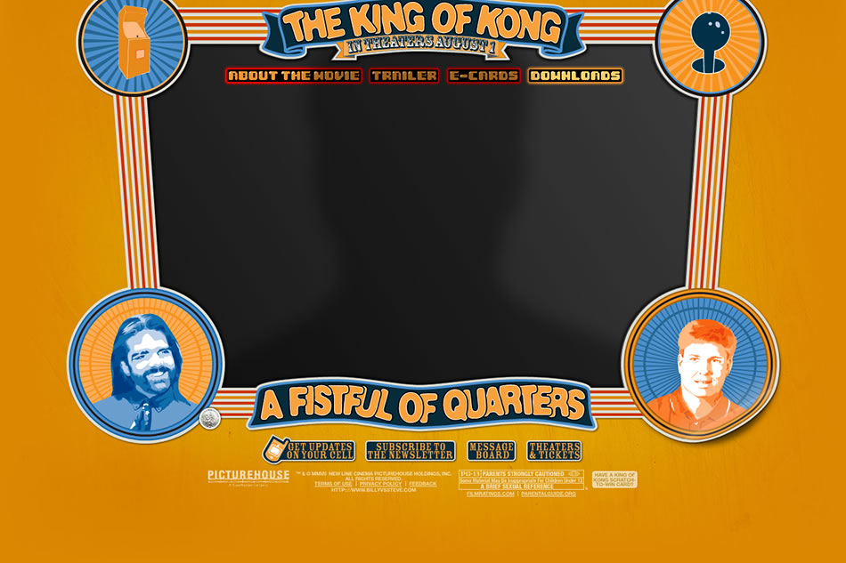 The King of Kong - Landing Screen