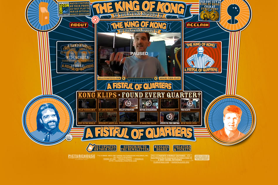 The King of Kong - Widget Screen