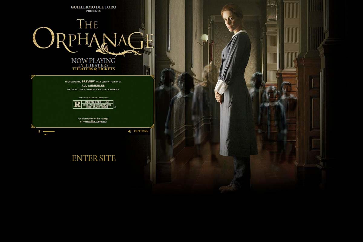 The Orphanage - Landing Screen