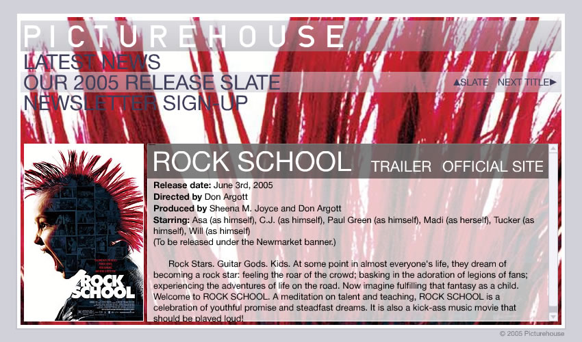 Picturehouse - Movie Title Screen