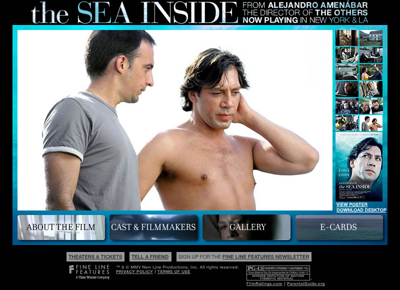 The Sea Inside - Gallery Screen
