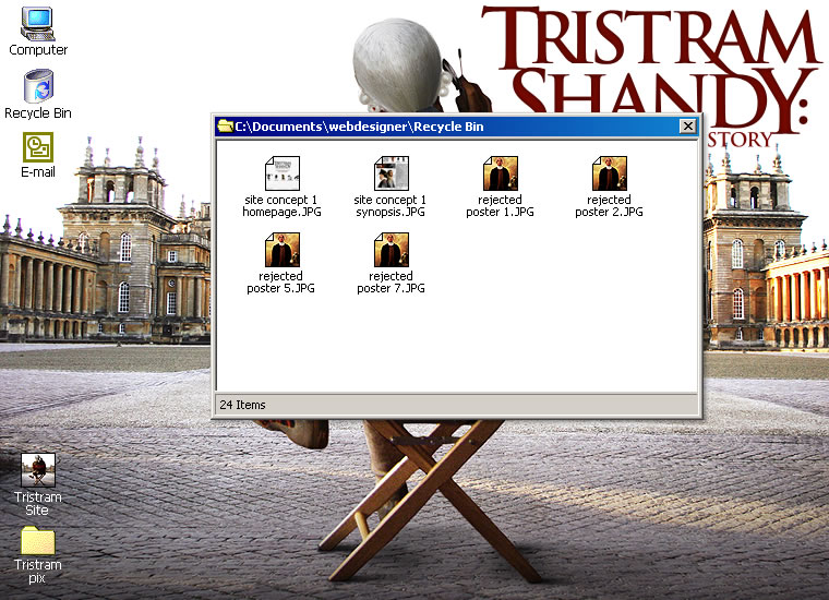 Tristram Shandy - Recycle Screen