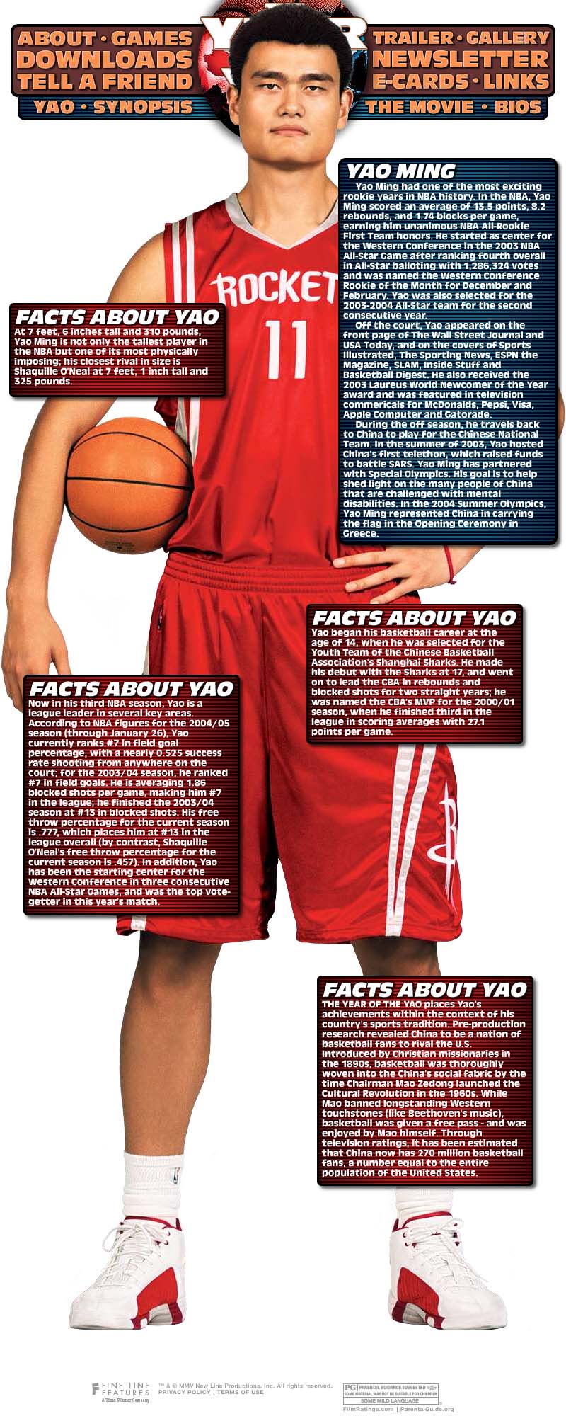 The Year of the Yao - About the Film Screen
