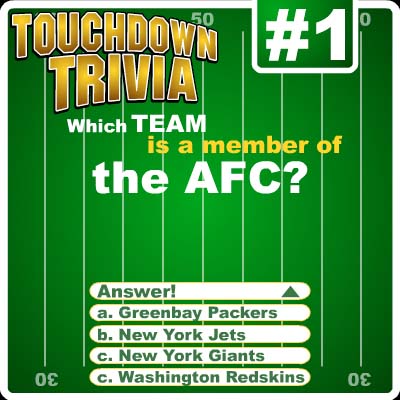 Pseudo Touchdown Trivia