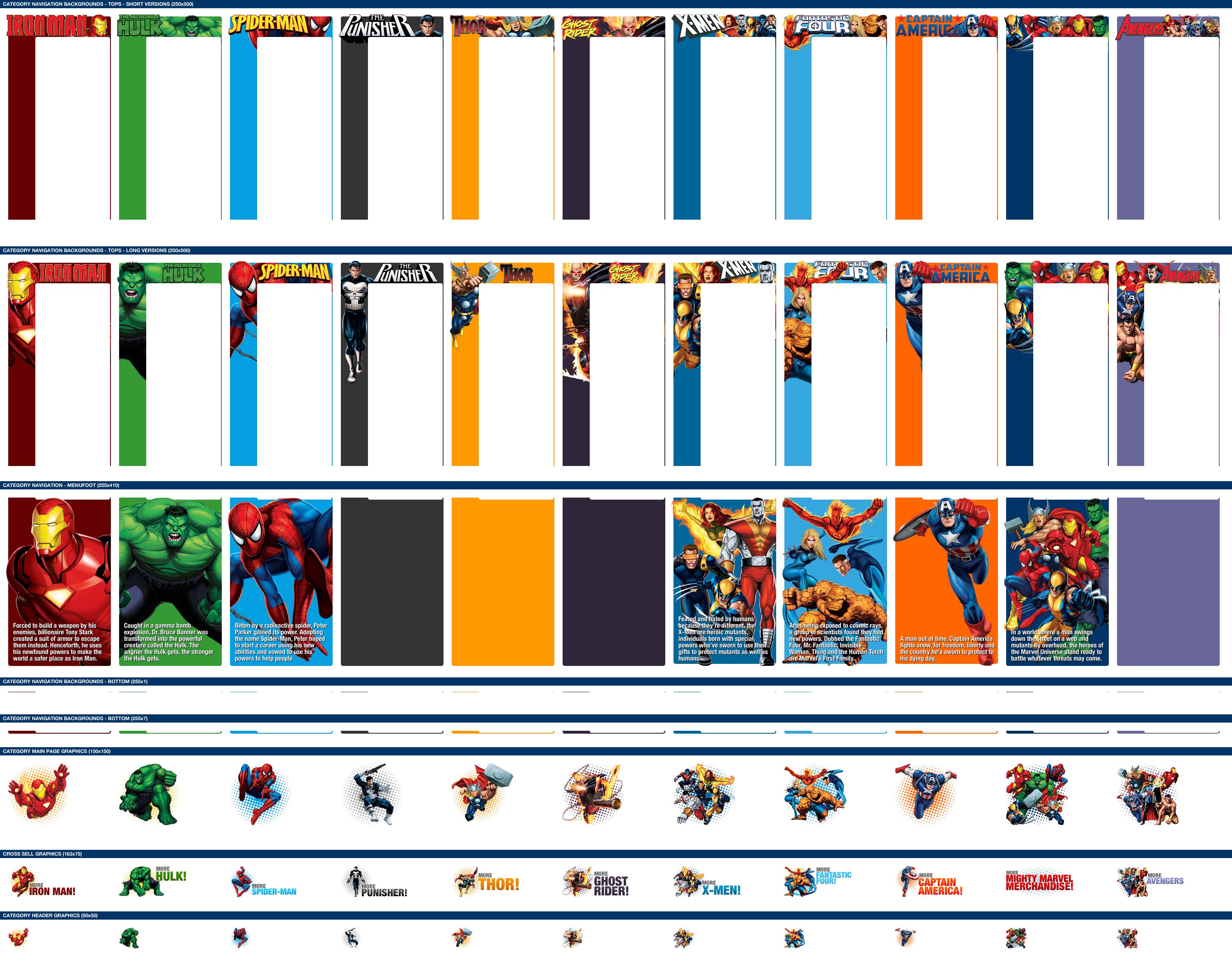 Marvel Shop - Graphics